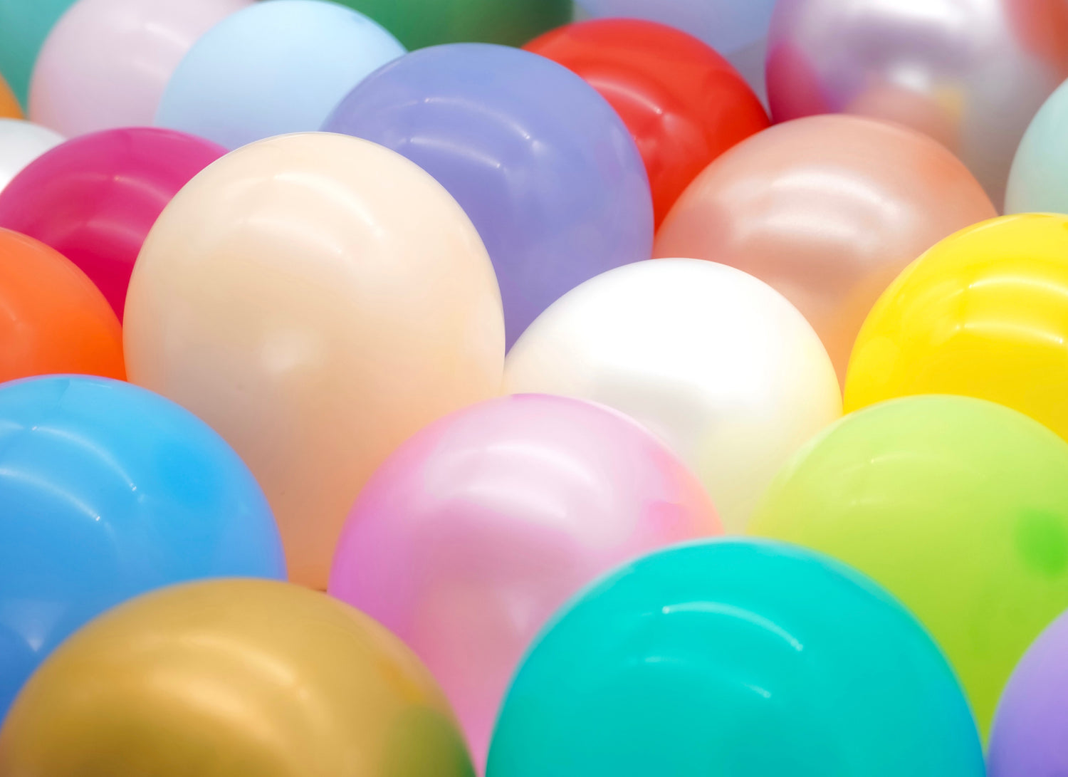 We offer a variety of balloon colors for all your special customization needs.